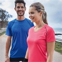 T-SHIRT SPORT CUCITURE A CONTRASTO